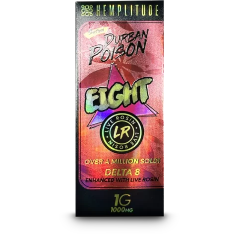 Hemplitude 1000mg Delta 8 Disposable Durban Poison