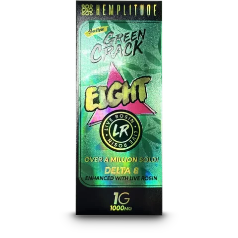 Hemplitude 1000mg Delta 8 Disposable Green Crack