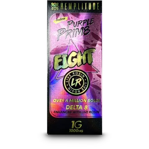 Hemplitude 1000mg Delta 8 Disposable Purple Prim8