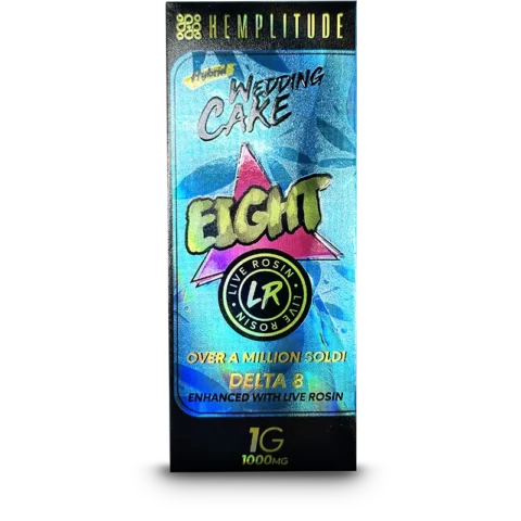 Hemplitude 1000mg Delta 8 Disposable Wedding Cake