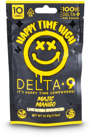 Happy Time High 10mg Delta 9 Gummy Majic Mango