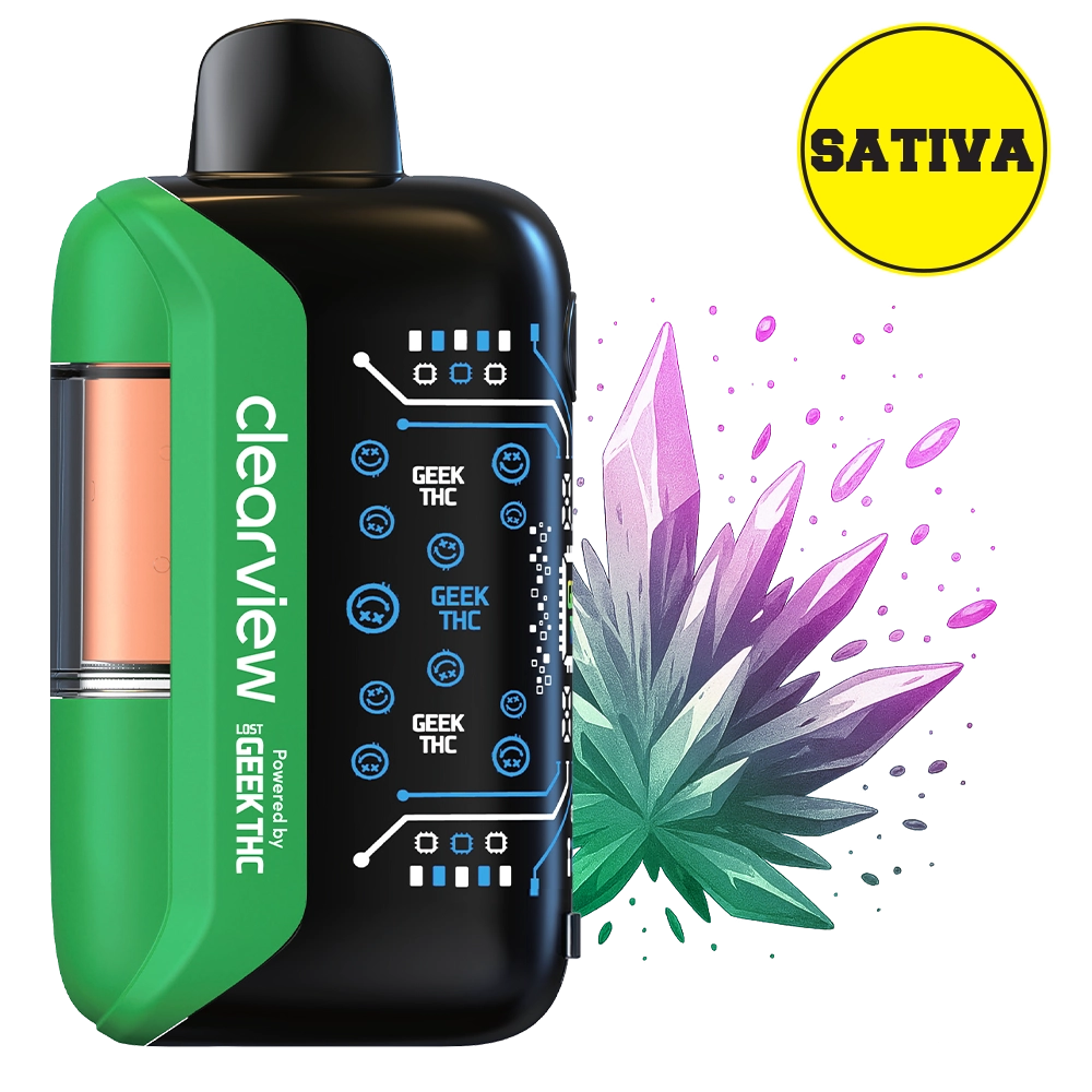 Geek THC Clearview | Transparent, Adjustable, Rechargeable THC Vape