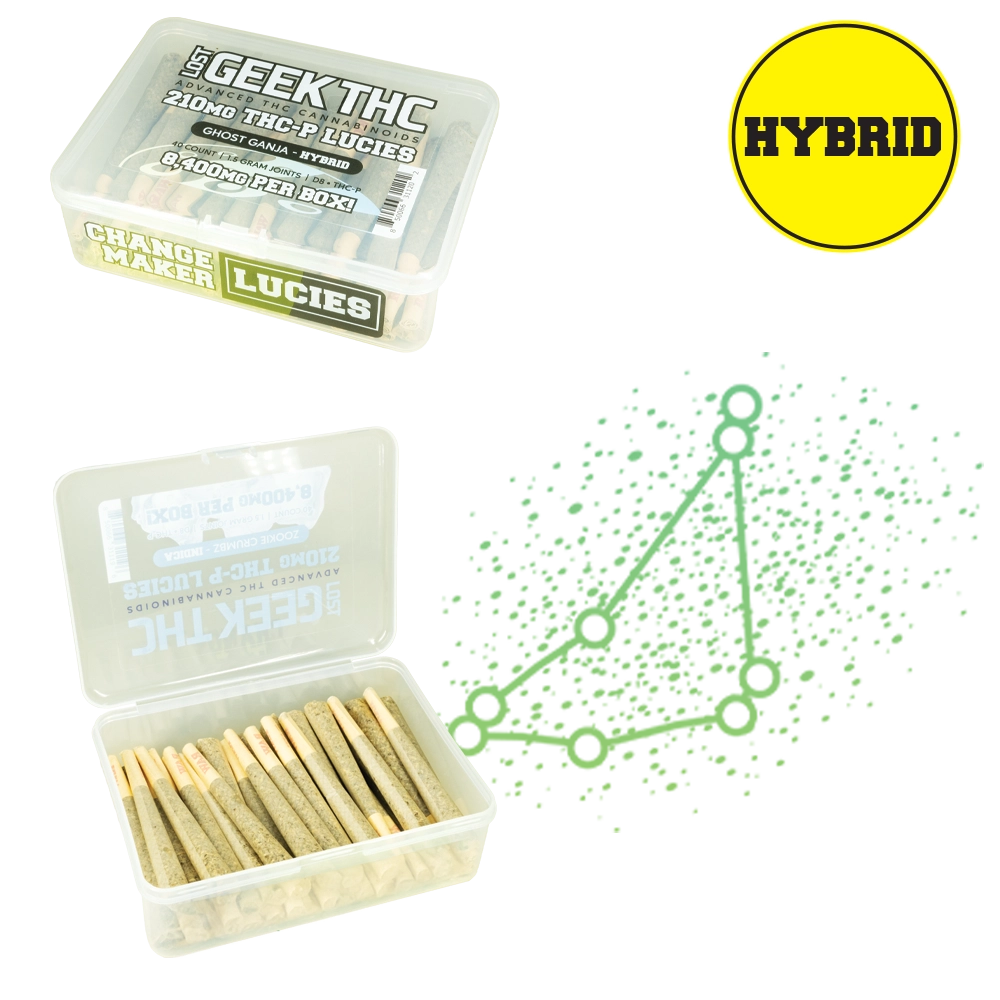 Geek THC Lucies Pre-Rolls Ghost Ganja