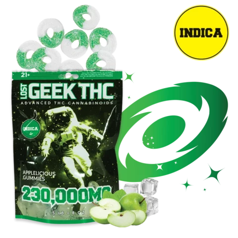Geek THC 8518.52mg Gummies Applelicious