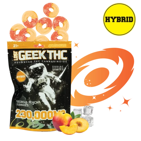 Geek THC 8518.52mg Gummies Georgia Peach