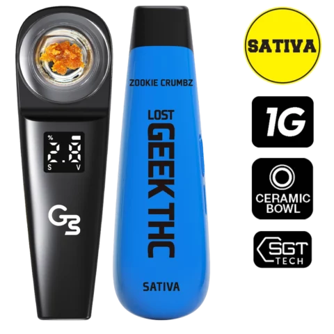 Lost Geek THC 1000mg Dab Disposable Zookie Crumbz