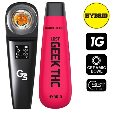 Lost Geek THC 1000mg Dab Disposable Dabbalicious