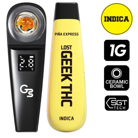 Lost Geek THC 1000mg Dab Disposable Pina Express