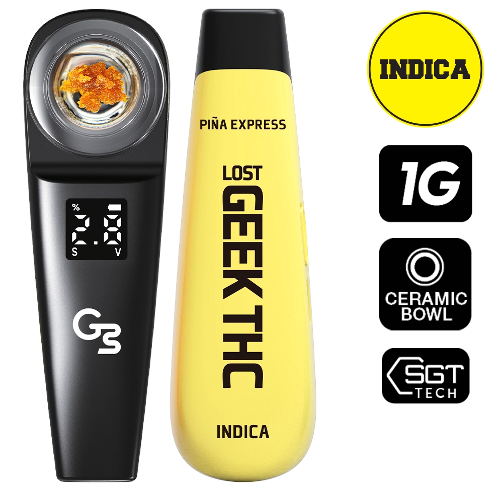 Lost Geek THC 1000mg Dab Disposable Pina Express