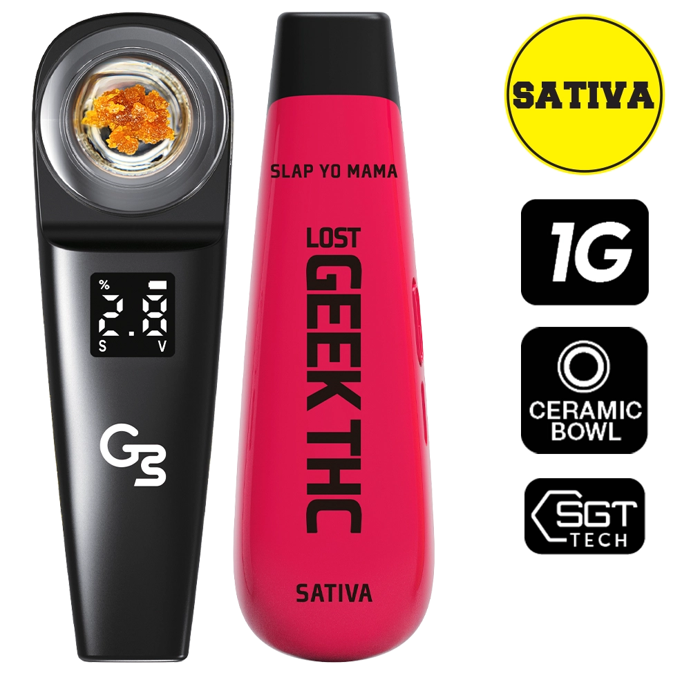 Geek THC Dabs | Uncut Delta 8 Wax Batter Device with Precision Control