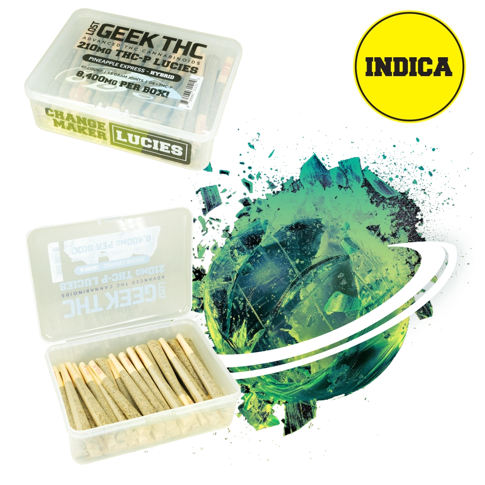Geek THC Lucies Pre-Rolls Pineapple Express