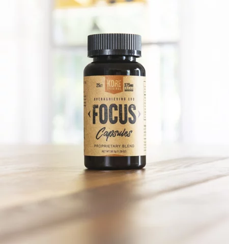Summitt Labs Kore Focus 15mg CBD Capsules - 25ct Jar